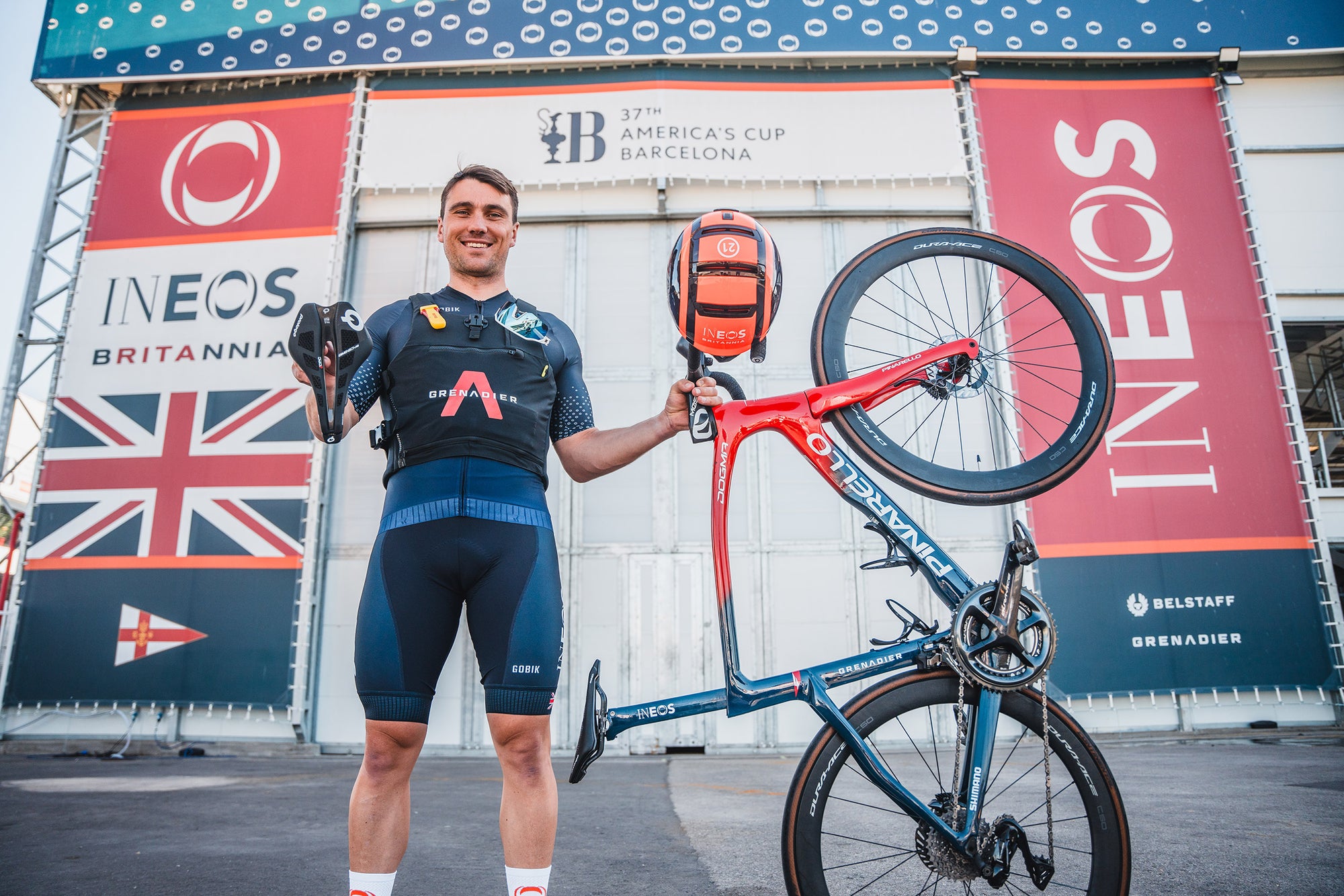 Prologo sale a bordo di INEOS Britannia per la 37ª Coppa America