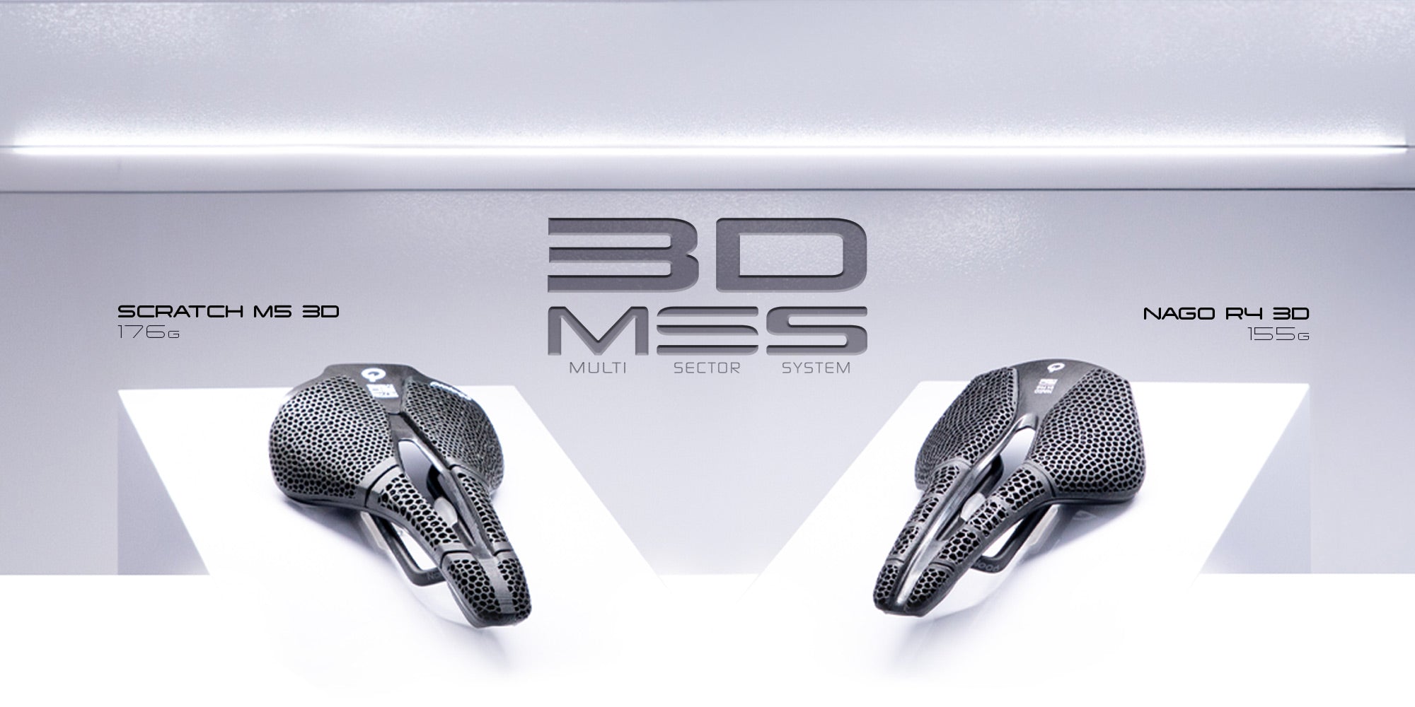 Prologo 3D saddles ultra-light with Multi Sectory System Technology