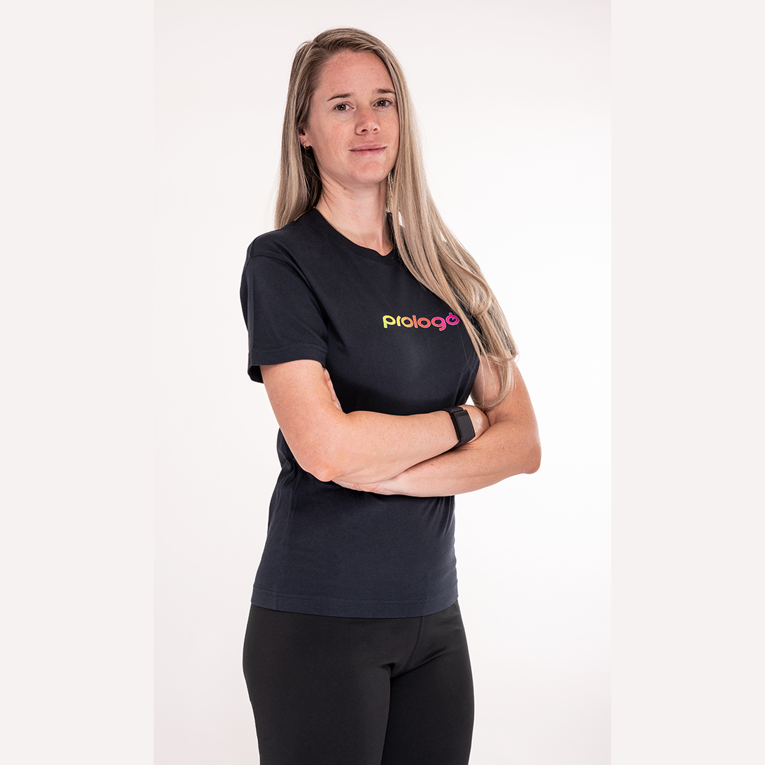 T Shirt Grey colorful logo