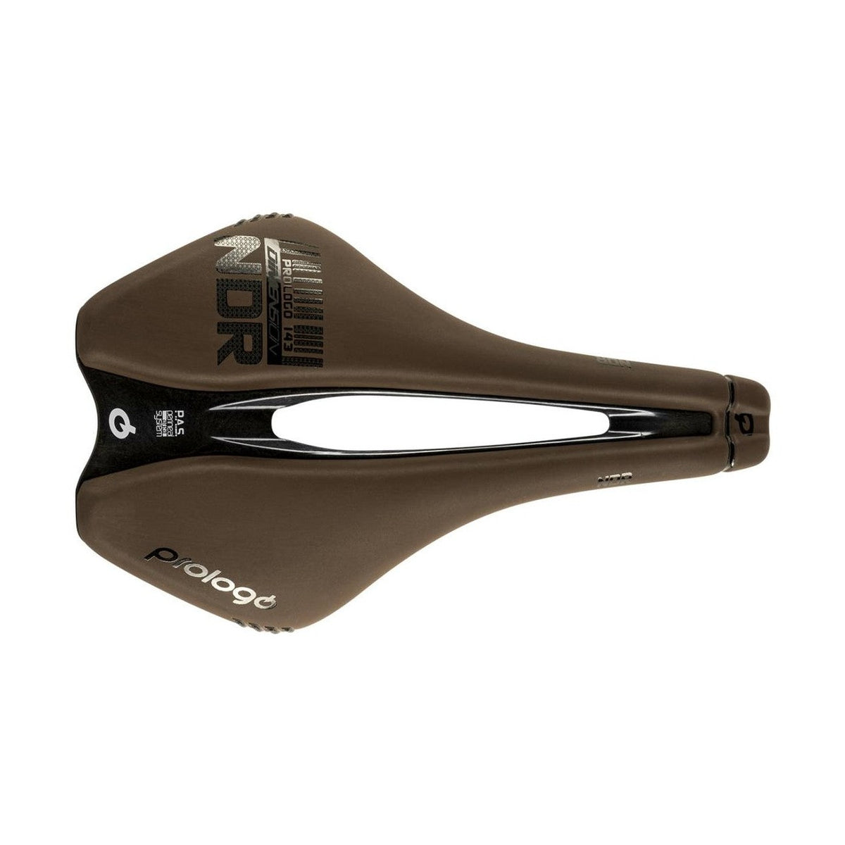 Sella Prologo Dimension NDR, Per MTB E Triathlon, Rotaia STN, Colore Bianco, Misura 245x143 Mm, Peso 283 G
